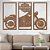 Trio de Painéis Decorativos - Harley-Davidson - P46 - Imagem 2