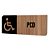 Placa de Sinalização Indicativa - Banheiro PCD - Imagem 3