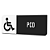 Placa de Sinalização Indicativa - Banheiro PCD - Imagem 2