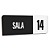 Placa Sinalização Indicativa Sala Numerada - Imagem 42