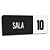 Placa Sinalização Indicativa Sala Numerada - Imagem 30