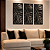 P14 - Trio de Painéis Decorativos - Palmeira - Imagem 1