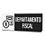 Placa de Sinalização Indicativa - Departamento Fiscal - Imagem 3