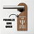 Placa Aviso de Porta Em Atendimento Personalizada - Imagem 2
