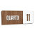 Placa Sinalização Indicativa Quarto Numerado - Imagem 31