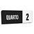 Placa Sinalização Indicativa Quarto Numerado - Imagem 6