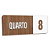 Placa Sinalização Indicativa Quarto Numerado - Imagem 22