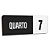Placa Sinalização Indicativa Quarto Numerado - Imagem 21