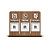 Placa Mesa - 3 QR-Codes - Imagem 3