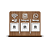 Placa Mesa - 3 QR-Codes - Imagem 10