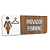 Placa de Sinalização Indicativa - Provador Feminino - Imagem 2