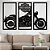 Trio de Painéis Decorativos - Harley-Davidson - P46 - Imagem 1