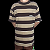 Camiseta Listrada Marrom - Imagem 8
