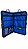 BAG PARA BAQUETAS - NYLON LUXO - AZUL. - Imagem 1