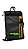 BAG PARA BAQUETAS - COURO LUXO - PRETO COM AMARELO. - Imagem 1