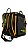 BAG PARA BAQUETAS - COURO LUXO - PRETO COM AMARELO. - Imagem 3