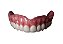 Dentadura Universal Superior + Inferior de Silicone Encaixa Facil Na Boca, Calcular o Frete> - Imagem 6