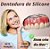 Dentadura Universal Superior + Inferior de Silicone Encaixa Facil Na Boca, Calcular o Frete> - Imagem 10