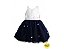 Vestido de Daminha Branco e Azul - Infantil - Imagem 1