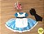 Vestido Alice no País das Maravilhas de Luxo - Infantil - Imagem 1