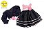Conjunto Vestido de Renda Preta e Bolero - Infantil - Imagem 1