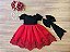 Vestido de Tule e Renda Vermelha - Infantil - Imagem 1