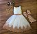 Vestido de Daminha Off-White com Tule Francês - Infantil - Imagem 1