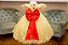 Vestido de Daminha Tule Francês Amarelo - Infantil - Imagem 2