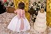 Vestido Luxo Rose e branco - Infantil - Imagem 2