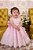 Vestido Rosa com Renda Branca - Infantil - Imagem 1