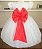 Vestido Luxo Branco e Vermelho - Infantil - Imagem 2