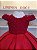 Vestido de Daminhas Bordado em Perolas Vermelhas - Infantil - Imagem 4