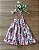 Vestido Longo Floral Rose Infantil - Vestido de Festa - Imagem 1