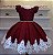 Vestido marsala com branco -Vestido de formatura - Imagem 1