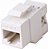 Conector Fêmea Keystone Rj45 Cat 5e Fêmea -Branco - Imagem 1