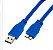 Cabo USB A para Micro B 3.0 Superspeed 5Gbps 30 Cm - Imagem 1