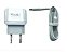 Carregador + Cabo de Celular Original Kingo 2,4A Branco - Micro USB - Imagem 1