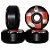 moska rodas skate 55mm black rock 3d - Imagem 2