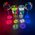 Kit 3 Apoio Porta Copo Garrafa Bolacha C/ Led Pisca Adesiva - Imagem 2