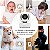 Baba eletrônica Video Baby Monitor,1080P Full HD Ultra Clear Image Quality,5.5" IPS Screen Monito,Pan Tilt Camera,Range up to 1000ft,18h Battery - Imagem 2