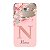 Capinha para Samsung J7 Neo Anti Impacto Personalizada - Delicate Flowers Rosa com nome e fundo transparente - Imagem 1