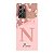 Capinha para Samsung Note 20 Ultra Anti Impacto Personalizada - Delicate Flowers Rosa com nome e fundo transparente - Imagem 1