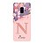 Capinha para Samsung S9 Plus Anti Impacto Personalizada - Delicate Flowers Rosa com nome e fundo transparente - Imagem 1