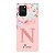 Capinha para Samsung S10 Lite Anti Impacto Personalizada - Delicate Flowers Rosa com nome e fundo transparente - Imagem 1