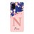 Capinha para Samsung A31 Anti Impacto Personalizada - Delicate Flowers Rosa com nome e fundo transparente - Imagem 1