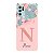 Capinha para Moto G60s Anti Impacto Personalizada - Delicate Flowers Rosa com nome e fundo transparente - Imagem 1