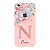 Capinha para iPhone 6 / 6s Anti Impacto Personalizada - Delicate Flowers Rosa com nome e fundo transparente - Imagem 1