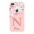 Capinha para iPhone 8 Plus Anti Impacto Personalizada - Delicate Flowers Rosa com nome e fundo transparente - Imagem 1