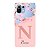 Capinha para Xiaomi Mi 11 Lite Anti Impacto Personalizada - Delicate Flowers Rosa com nome e fundo transparente - Imagem 1