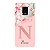 Capinha para Xiaomi RedMi Note 9s Anti Impacto Personalizada - Delicate Flowers Rosa com nome e fundo transparente - Imagem 1